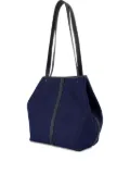 Vanessa Bruno small Daily double-handle cotton shoulder bag - Blue