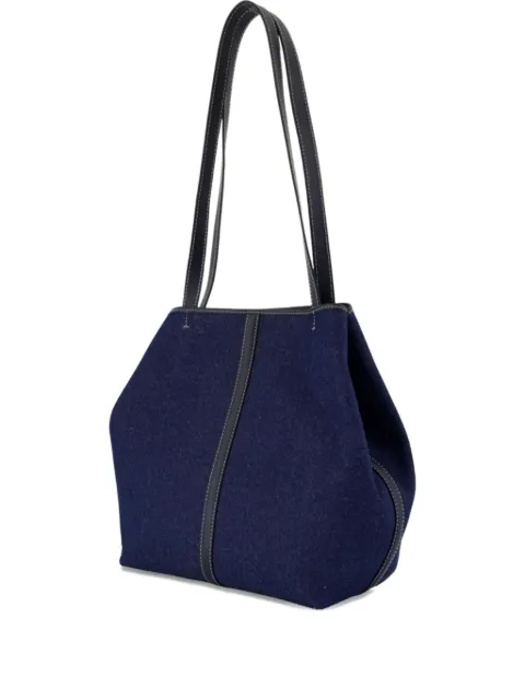 Vanessa Bruno small Daily double-handle cotton shoulder bag