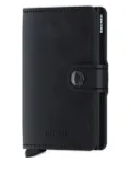 Secrid leather flap cardholder - Black