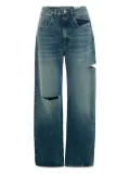 ICON DENIM cut-out detail jeans - Blue
