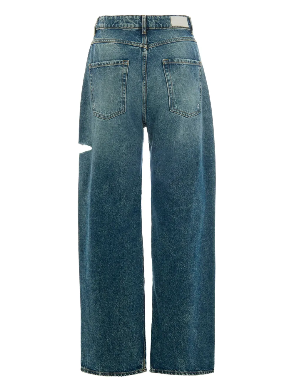 ICON DENIM cut-out detail jeans - Blauw