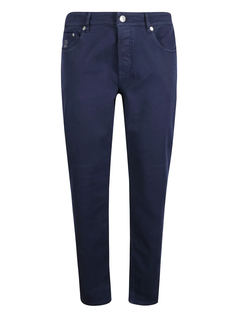 Brunello Cucinelli Belt-loop Jeans In Blue