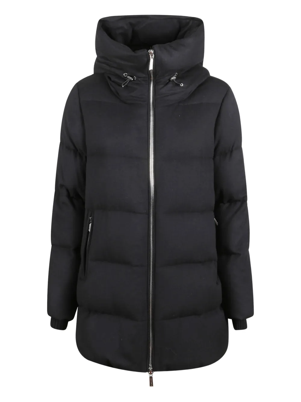 Moorer Carinzia Hooded Coat In Black