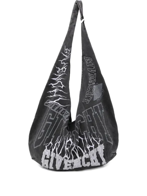 Givenchy logo-embroidered shoulder bag