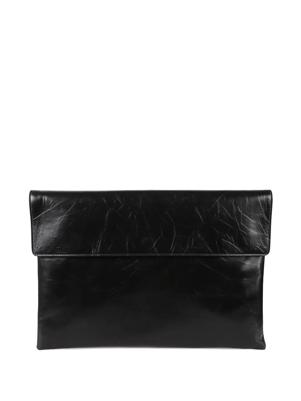 Jil Sander flap clutch bag | Black | Image 1