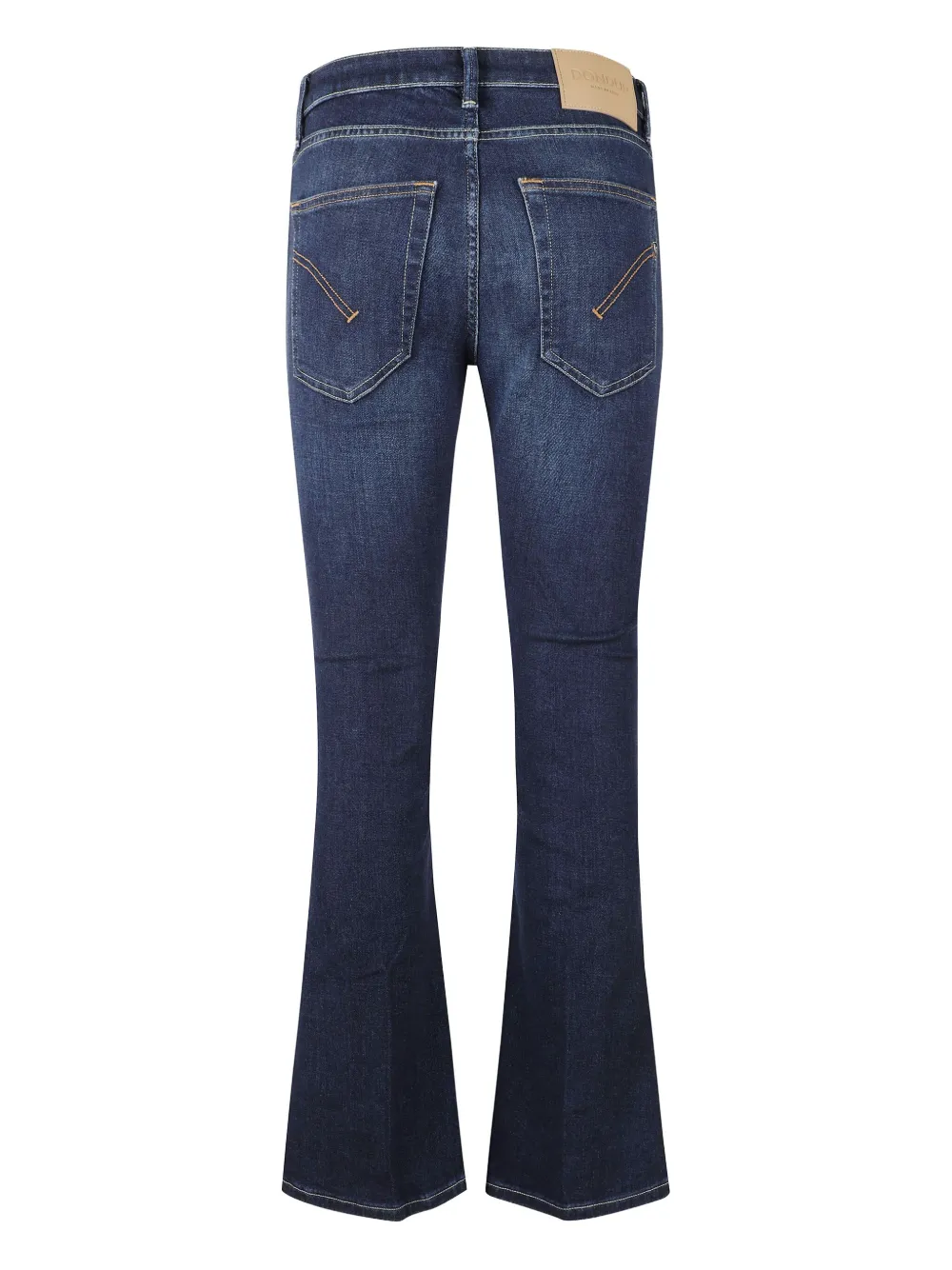 DONDUP Jeans met logopatch Blauw