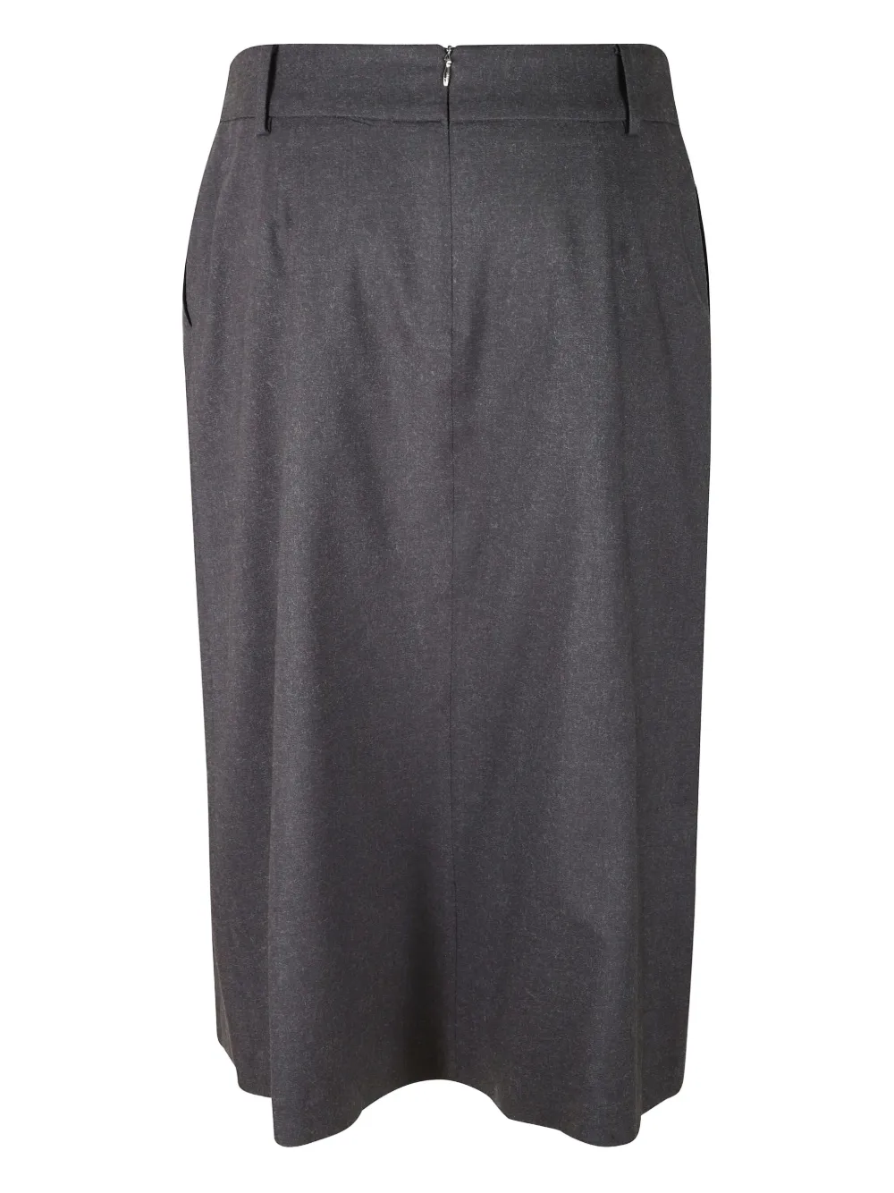 Herno pleated midi skirt - Grijs