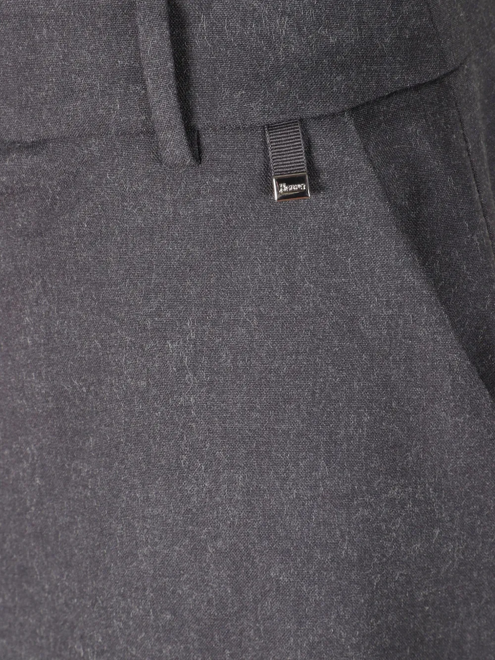 Herno Pleated Midi Skirt In Gray