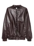 Magda Butrym zip-fastening ribbed-cuff jacket - Red