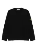Stone Island logo-patch sweatshirt - Black