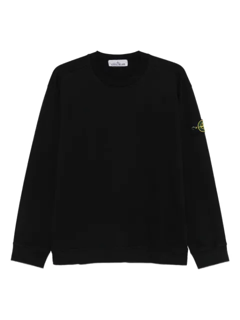 Stone Island 로고 패치 스웨트셔츠
