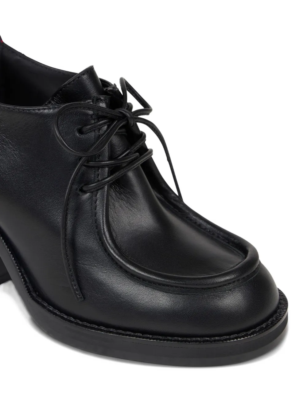 ETRO 75mm lace-up leather derby shoes Black