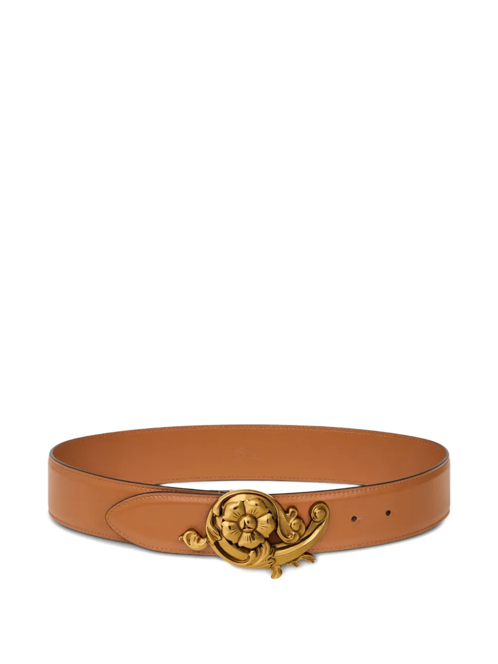 ETRO Leren riem Bruin