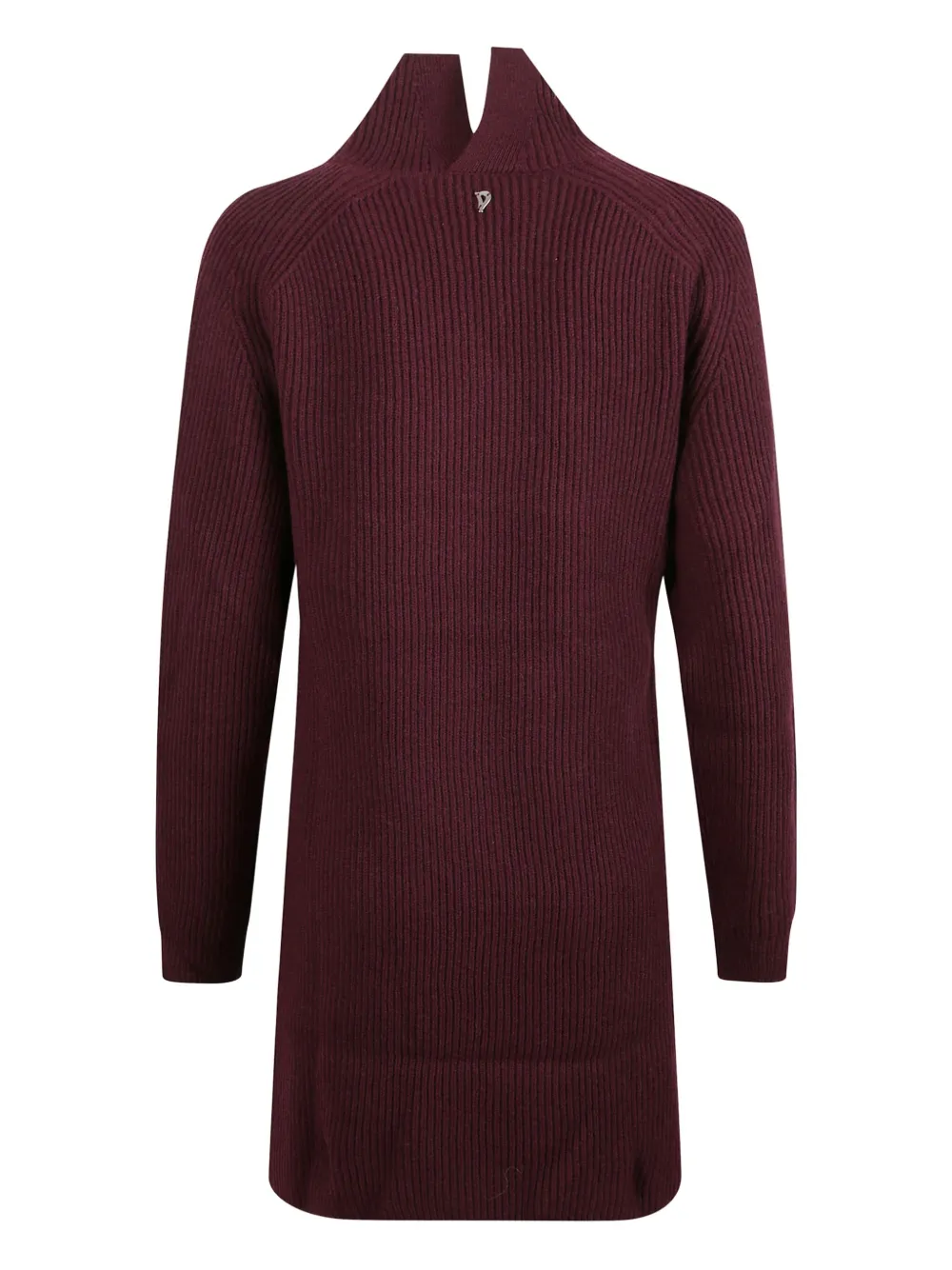 DONDUP Geribbelde jurk - Rood