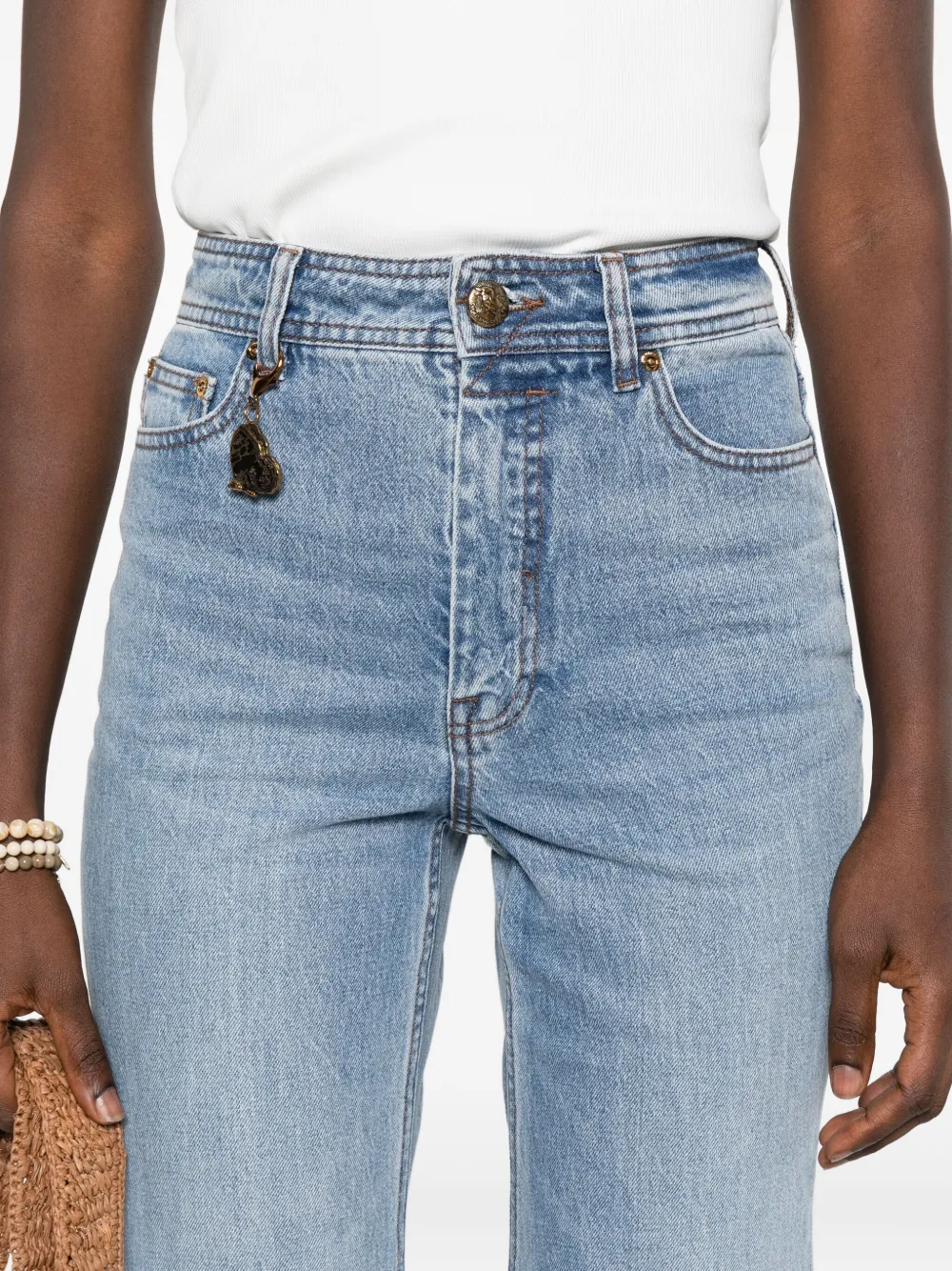 ZIMMERMANN Flared jeans met bedel Blauw