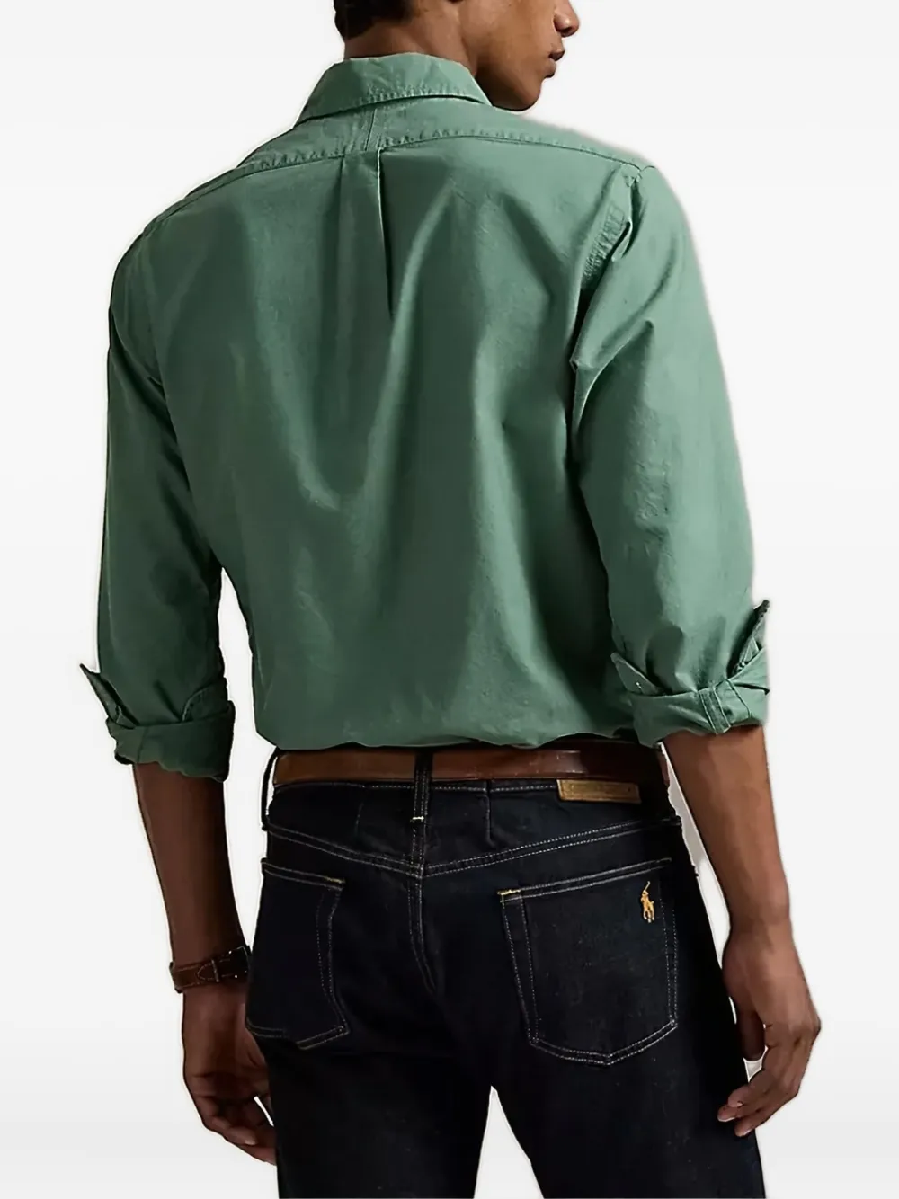 Polo Ralph Lauren Overhemd met geborduurd logo Groen