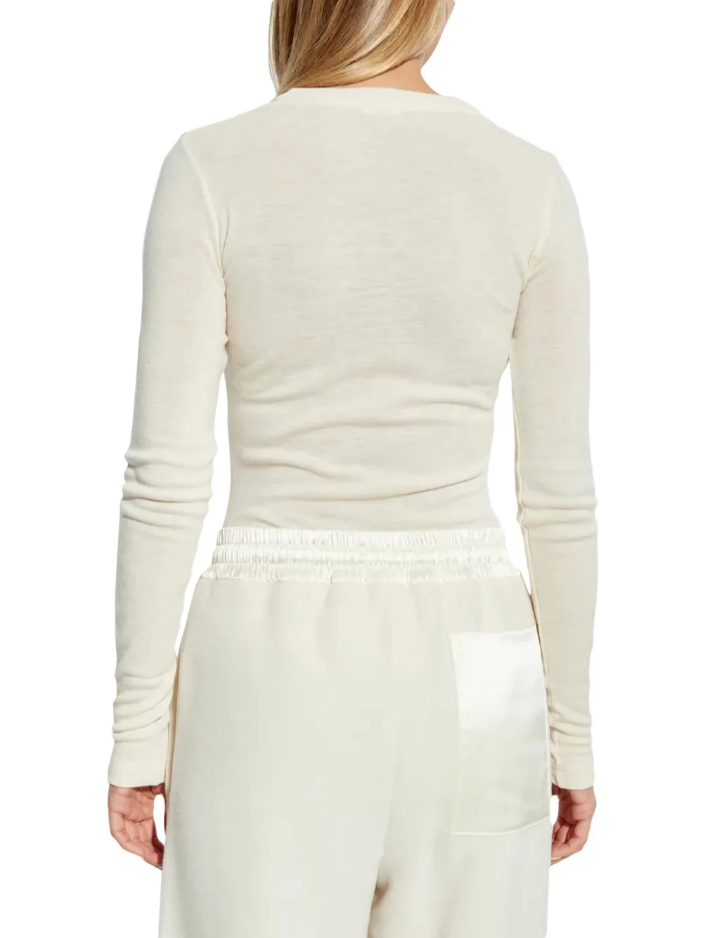Jil Sander Twee tops met lange mouwen Beige