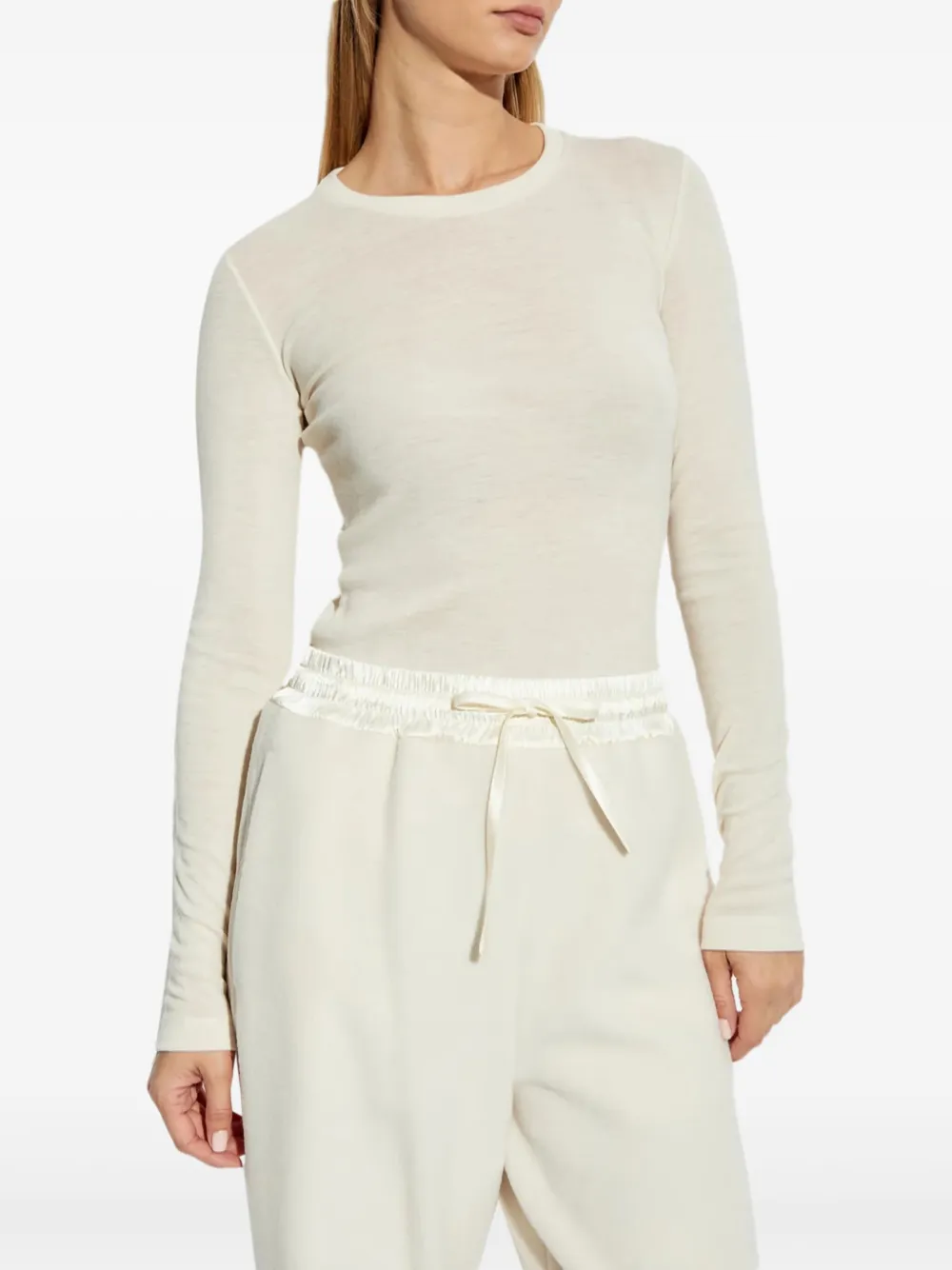 Jil Sander Twee tops met lange mouwen - Beige
