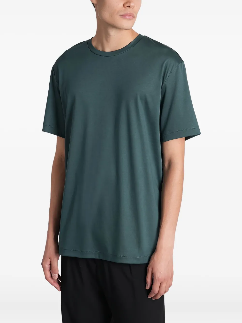 Giorgio Armani T-shirt met ronde hals Groen