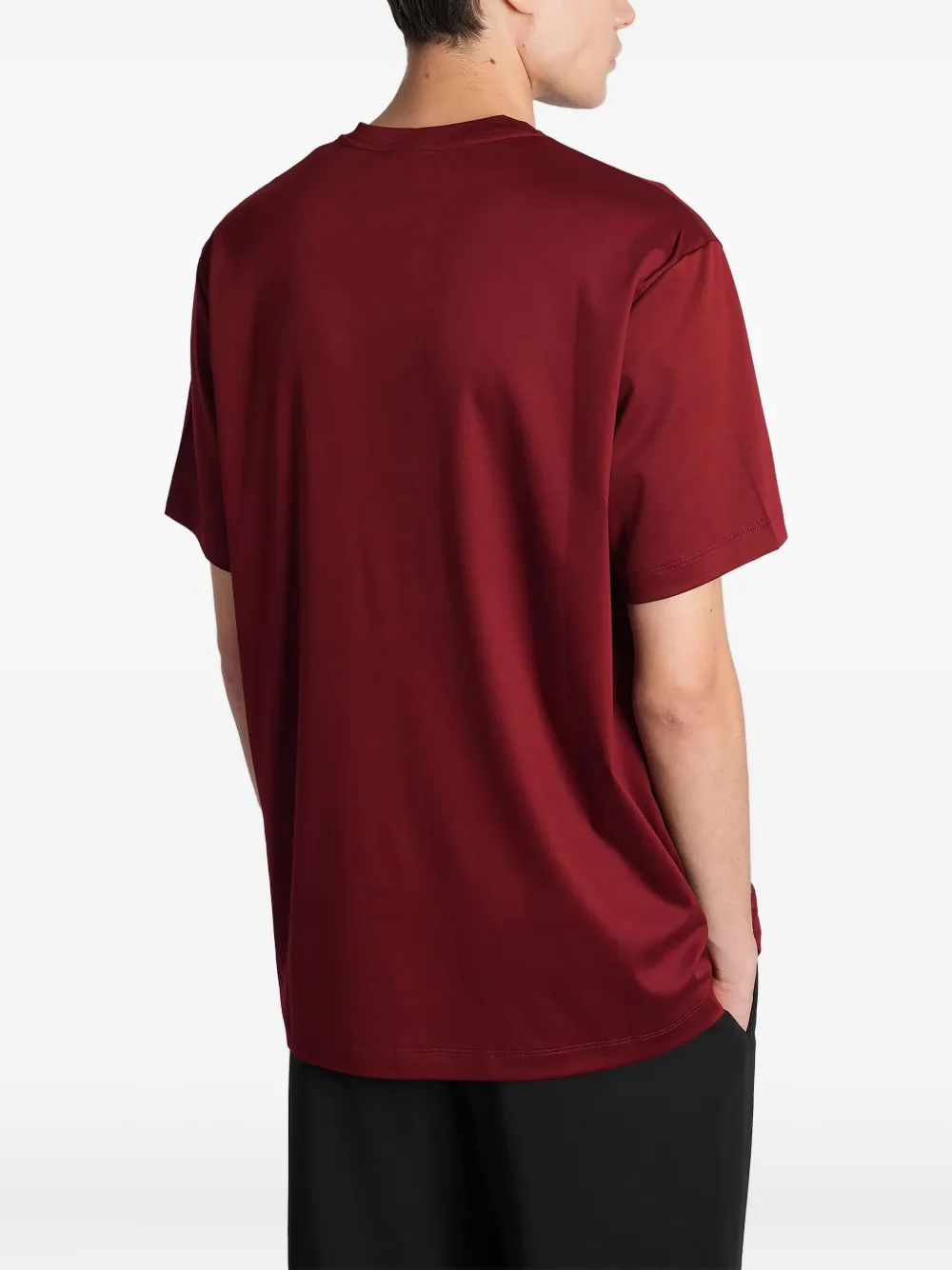Giorgio Armani T-shirt met ronde hals Rood