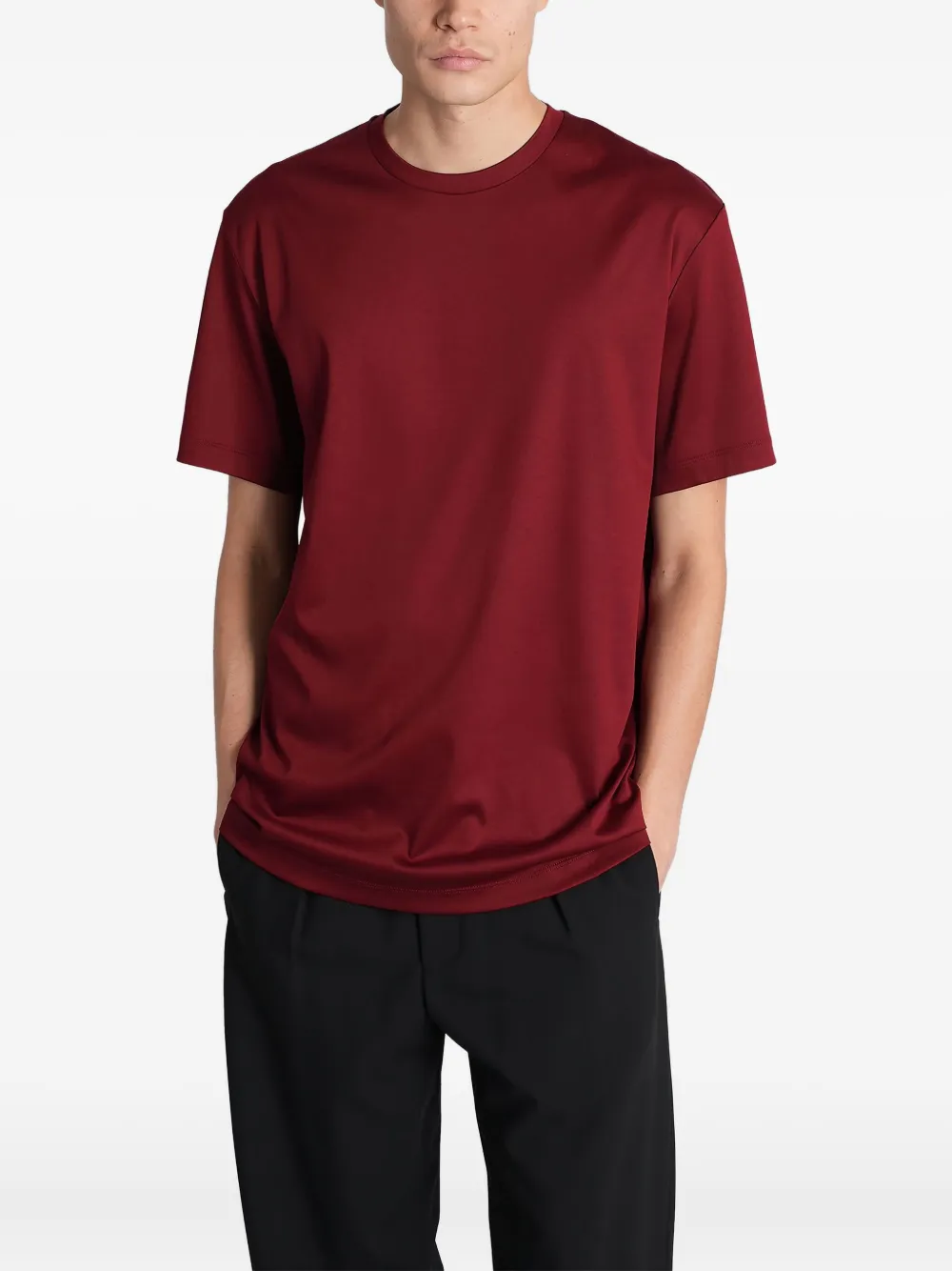 Giorgio Armani playera con cuello redondo | rojo | Image 1