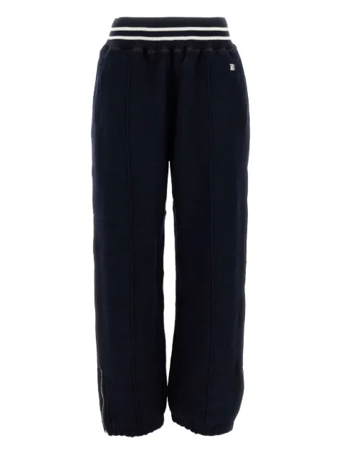 Wales Bonner ribbed-trim trousers