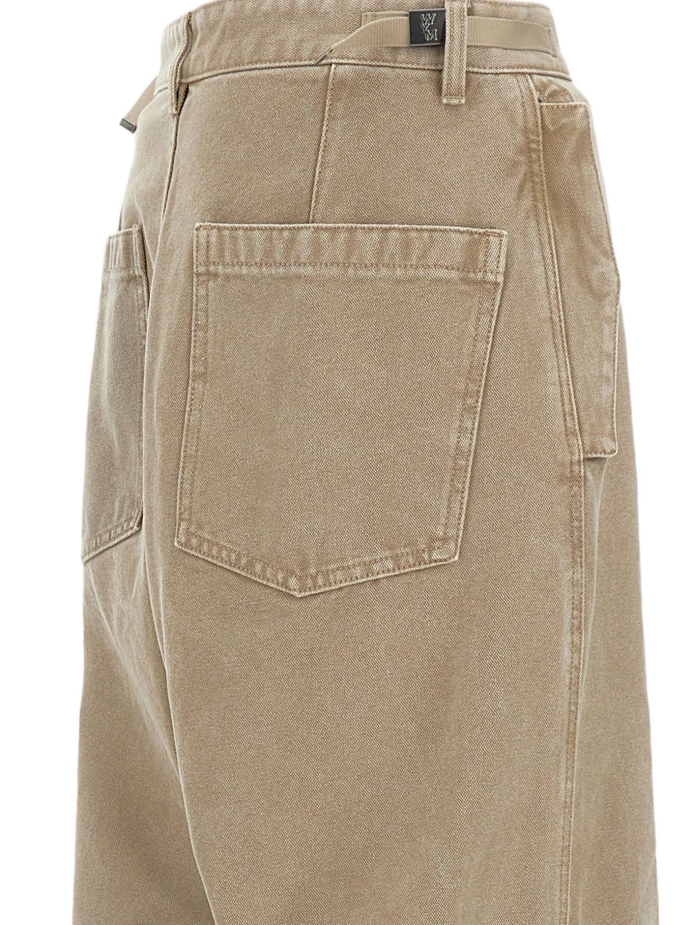 Wooyoungmi Jeans met wijde pijpen Beige