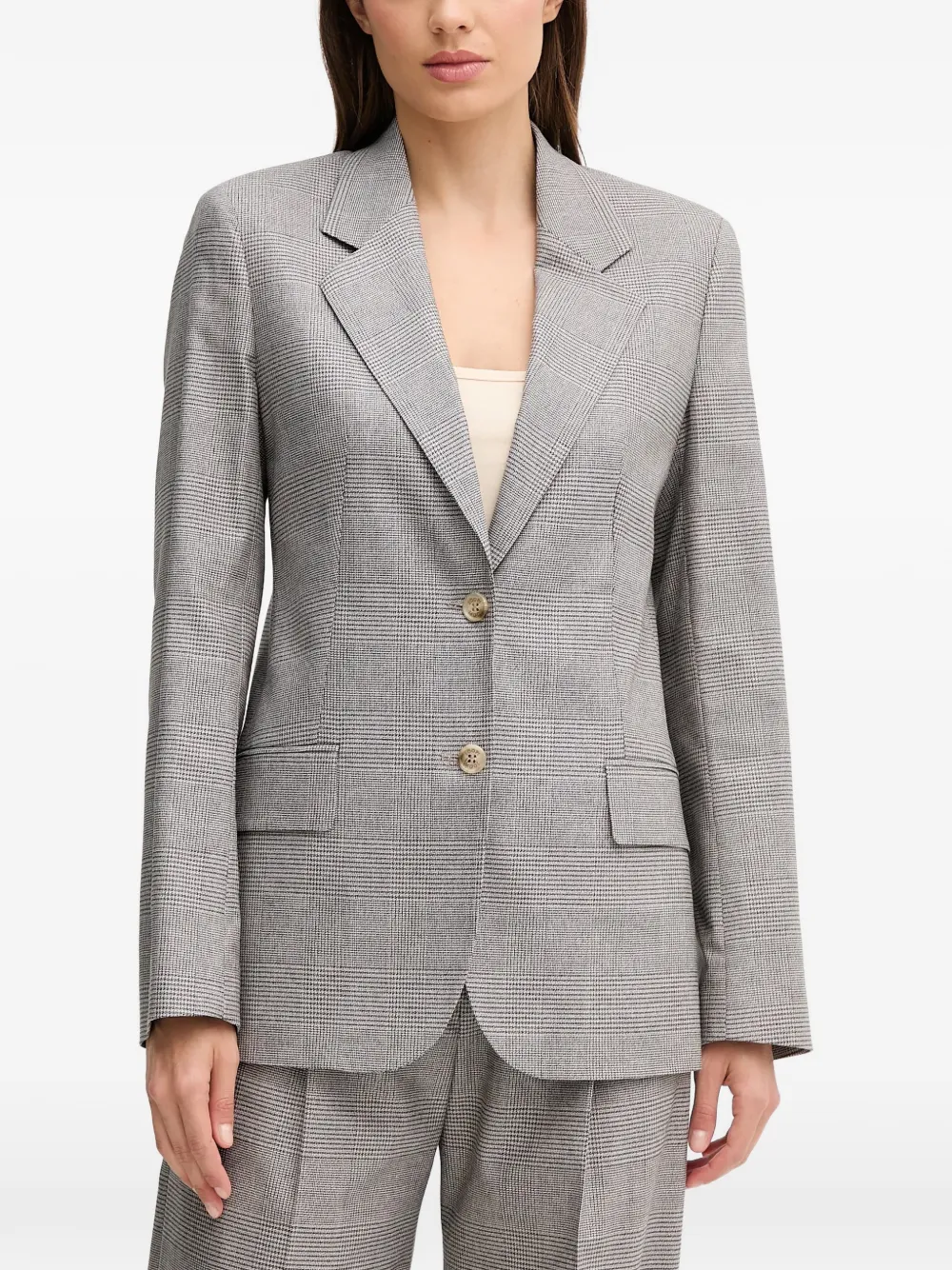 Joop! Josie checked blazer - Grigio