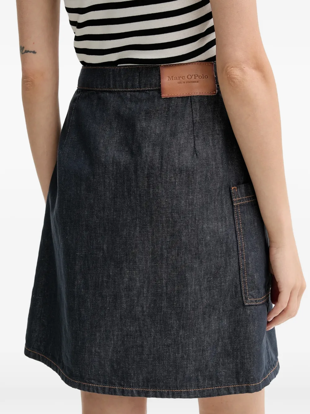 Front-Pocket Mini Skirt