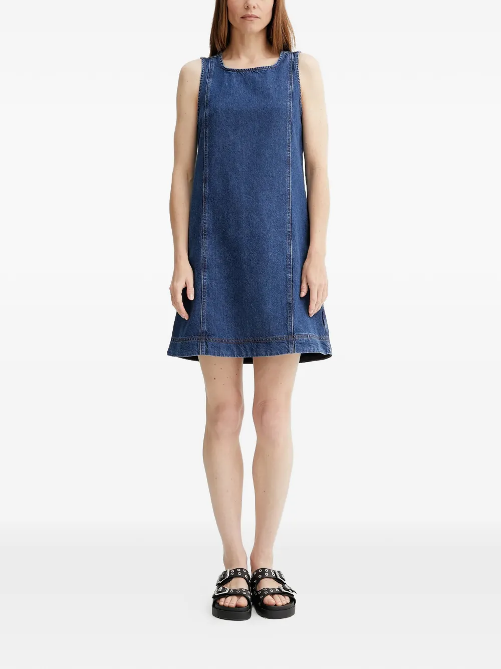 Marc O'Polo square-neck panelled mini dress | Day Dresses | Image 2