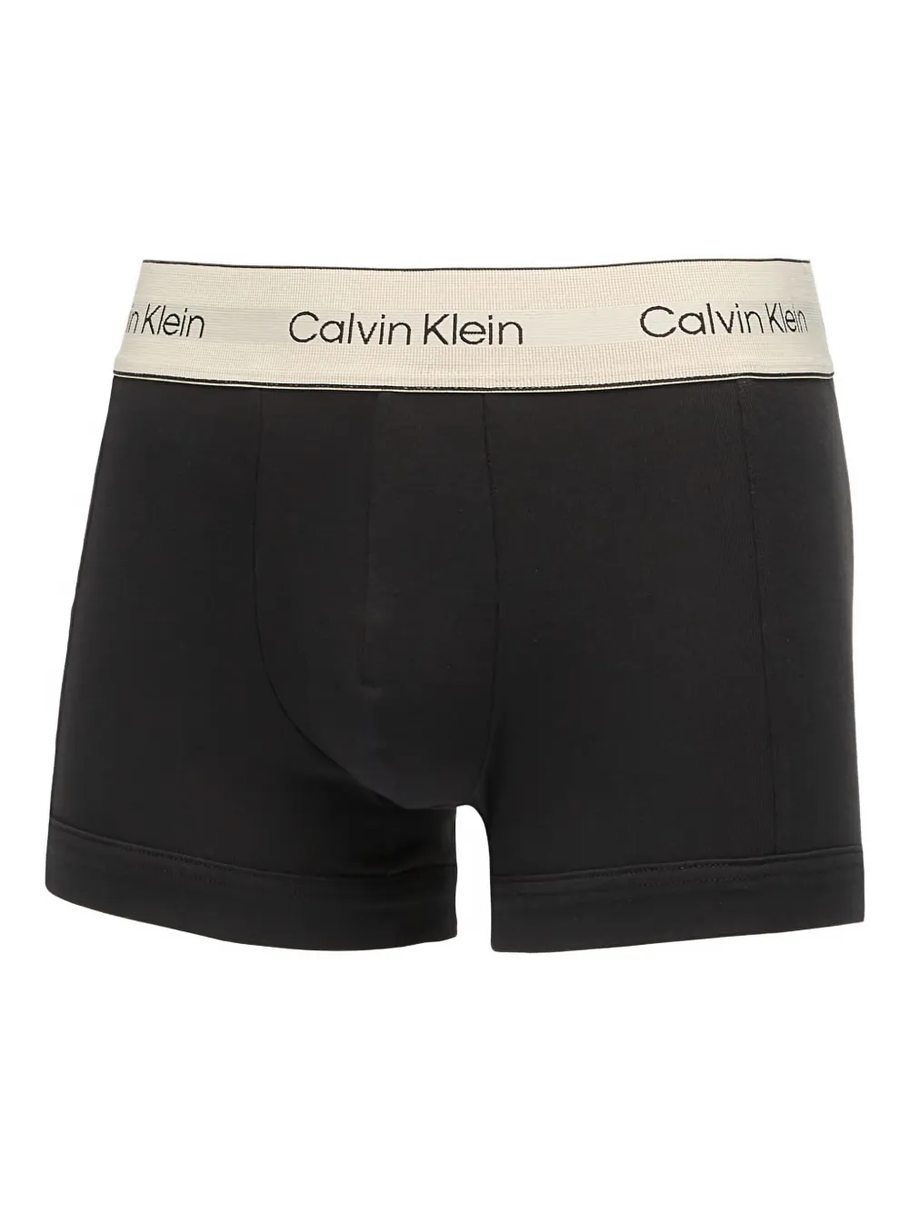 Calvin Klein Drie boxershorts met logodetail Zwart