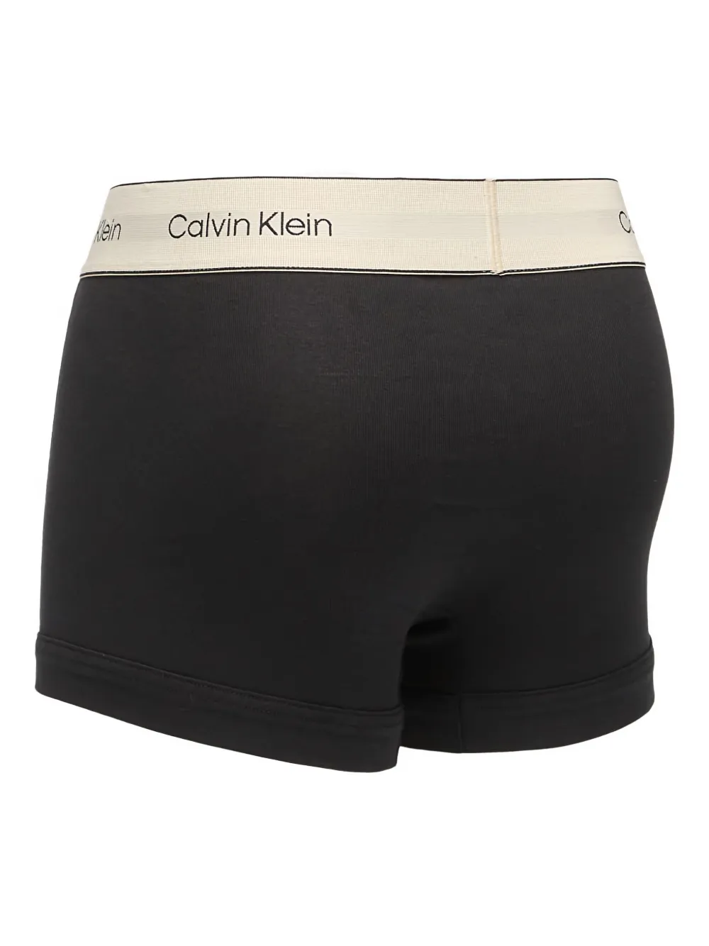 Calvin Klein Drie boxershorts met logodetail Zwart