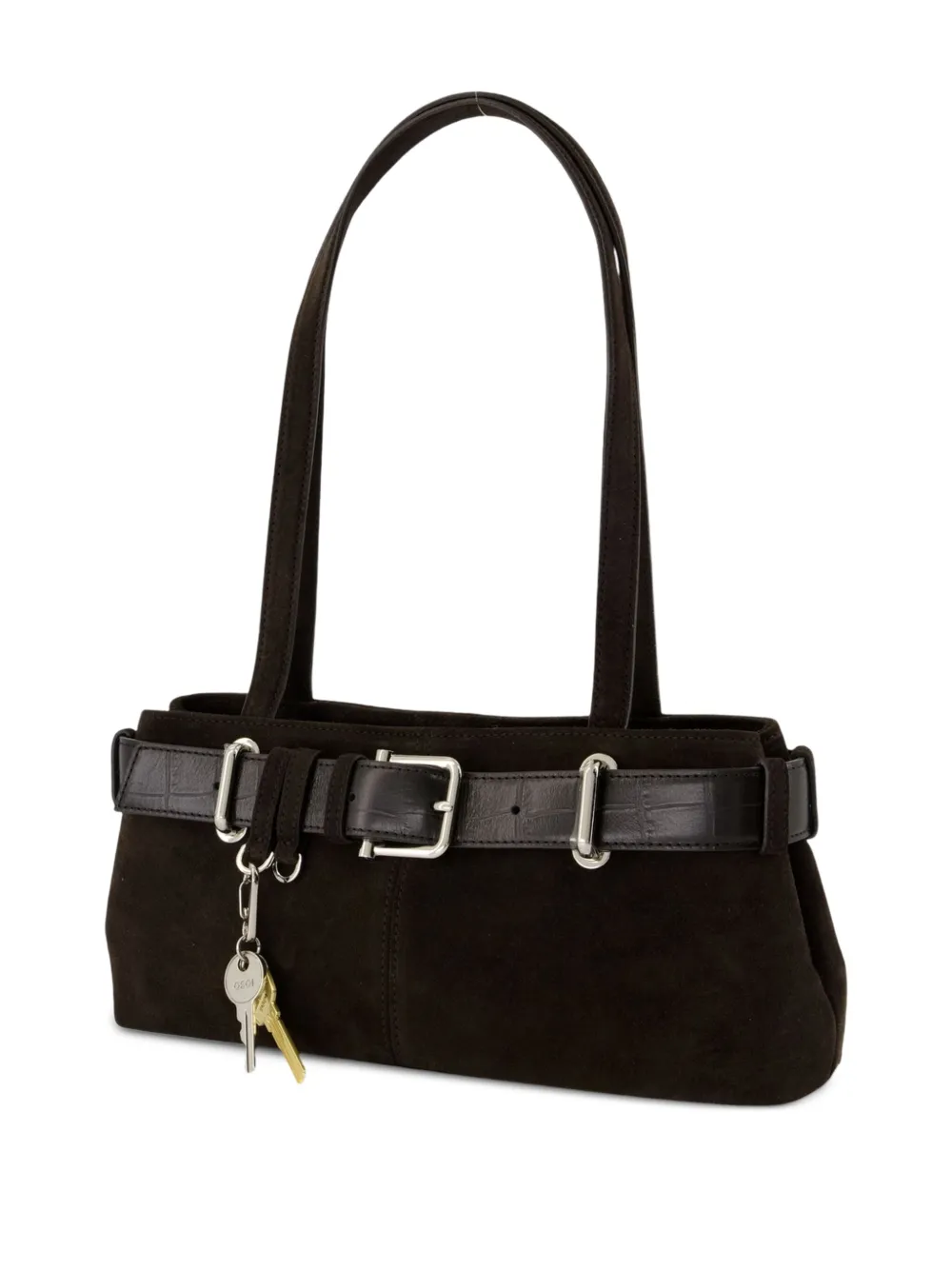 Osoi Brocle buckled suede mini bag | Image 2