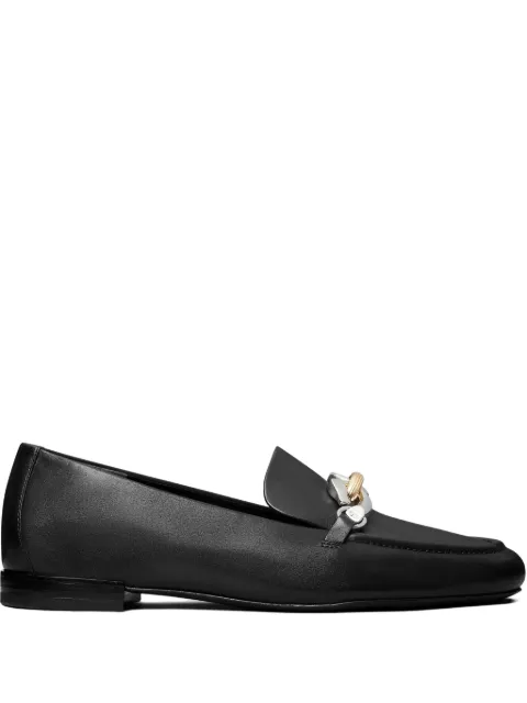 Tory Burch mocasines con detalle de cadena