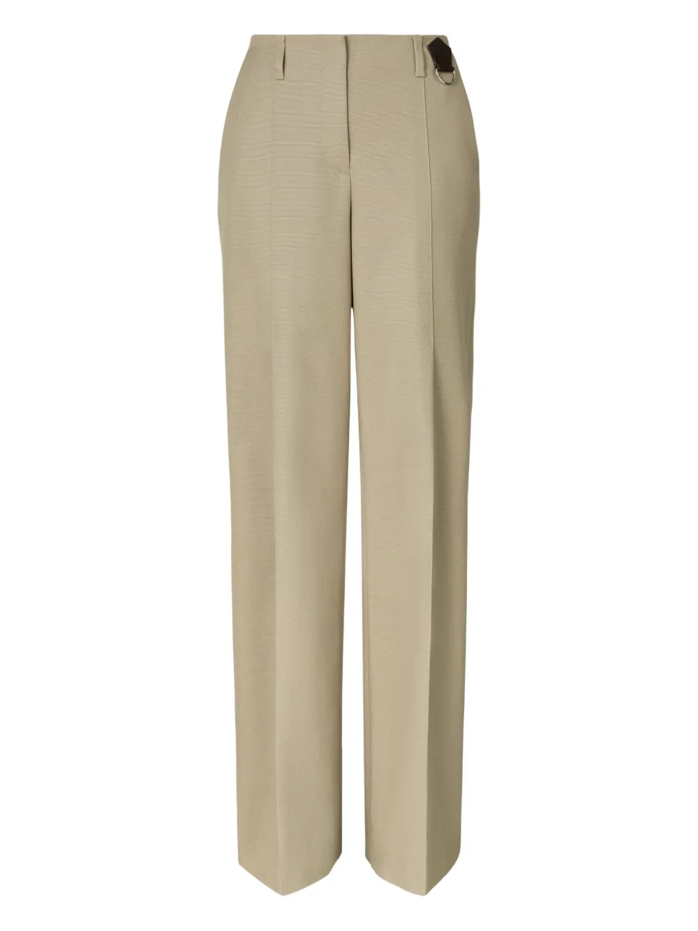Tory Burch Gerafelde katoenen trainingsbroek Beige