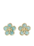 Tory Burch Kira flower-logo earrings - Gold