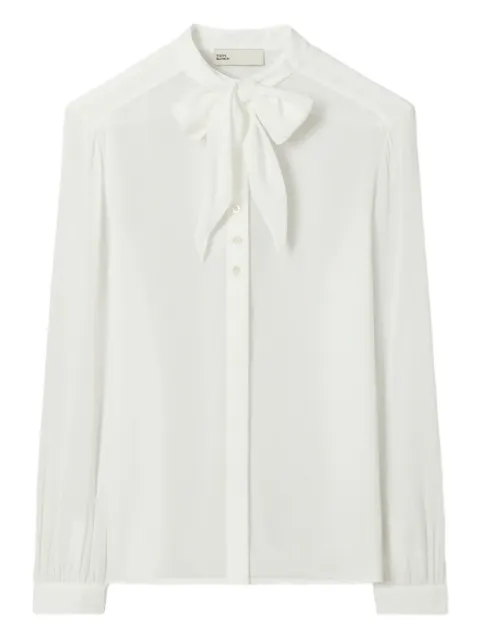 Tory Burch Georgette bow-detail shirt