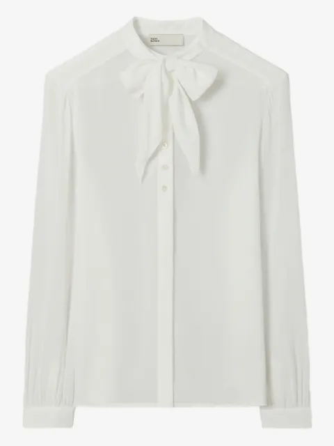 Tory Burch Georgette bow-detail shirt
