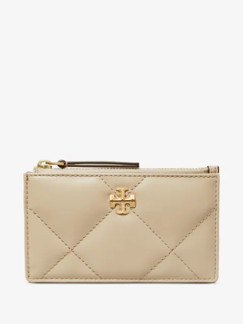 Tory Burch tarjetero Kiracon capitonado de rombos
