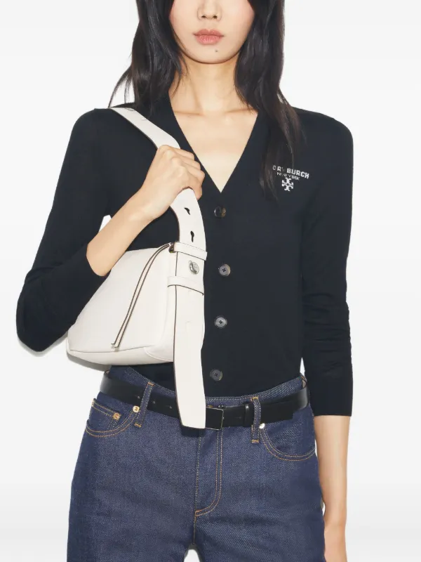 Tory Burch Small Romy Shoulder Bag in Neutrals