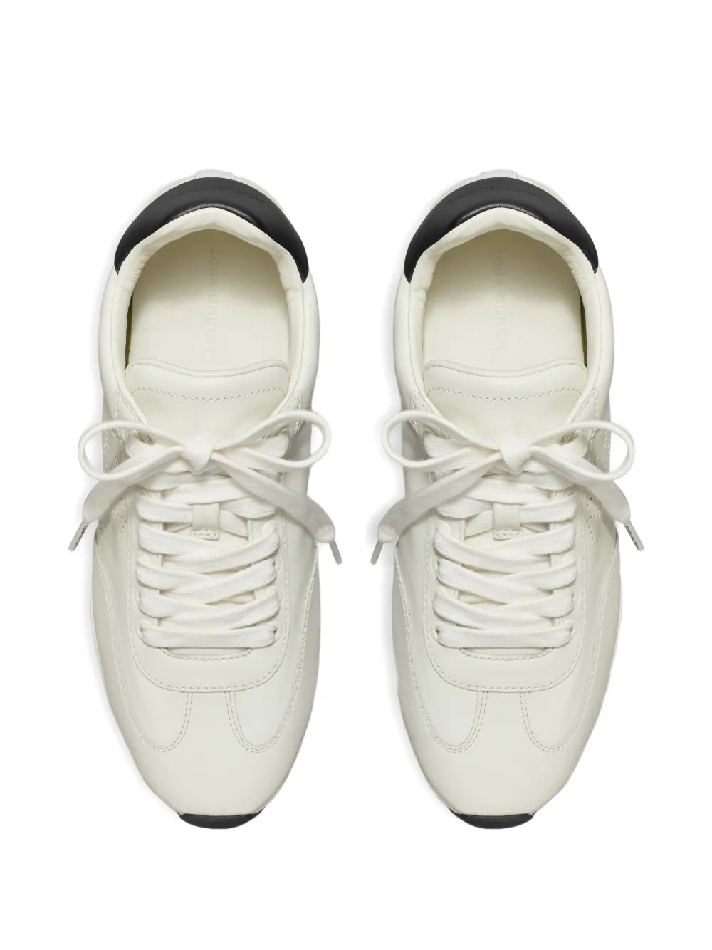 Tory Burch leather perforated sneakers White