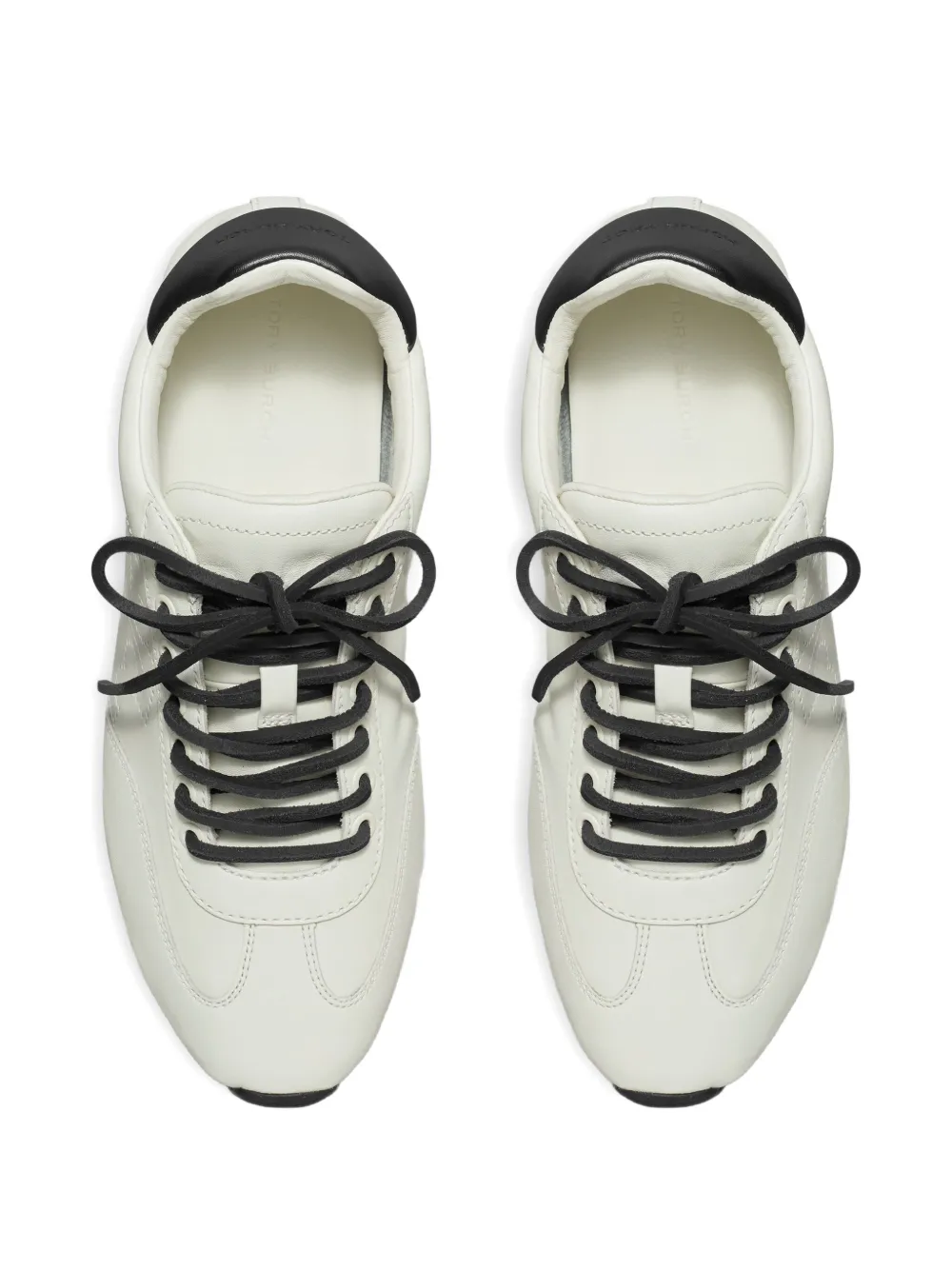 Tory Burch leather perforated sneakers White
