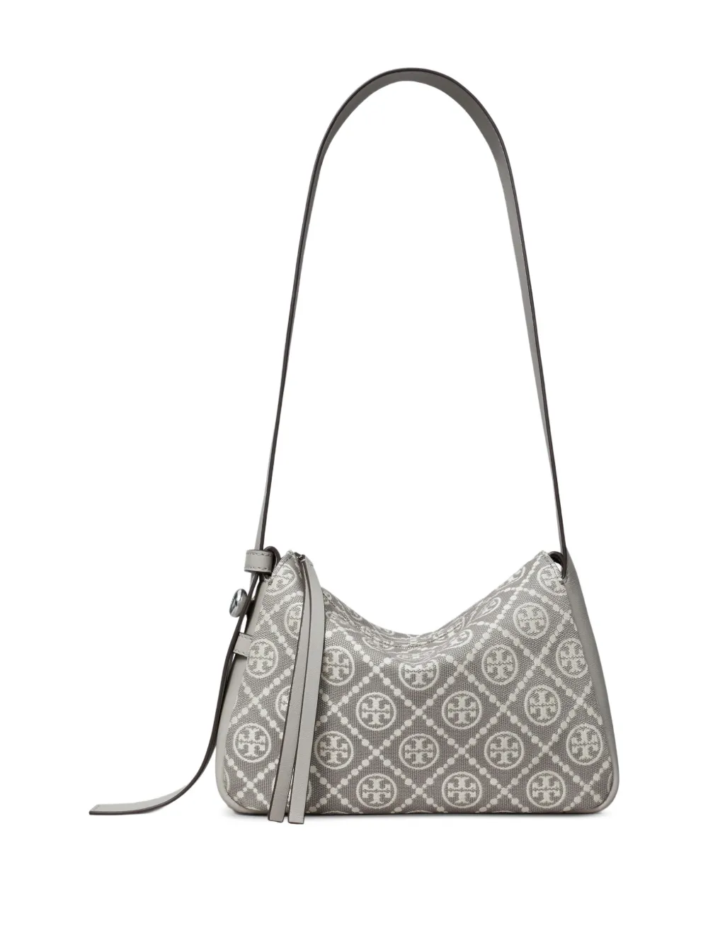 Tory Burch Kleine Romy T Monogram schoudertas - Grijs