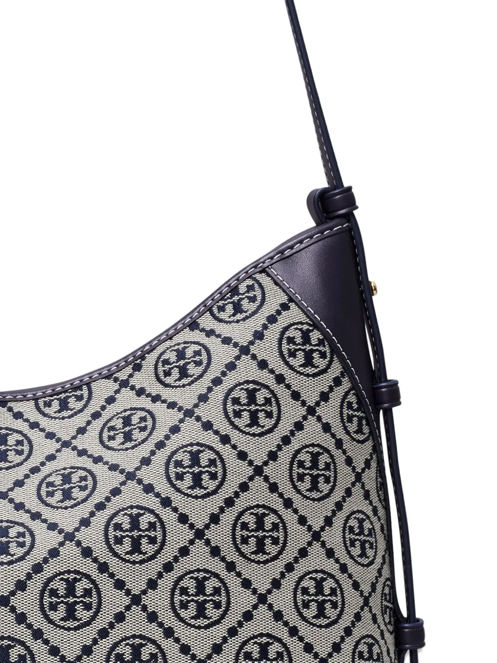 Tory Burch Schoudertas met monogram Blauw