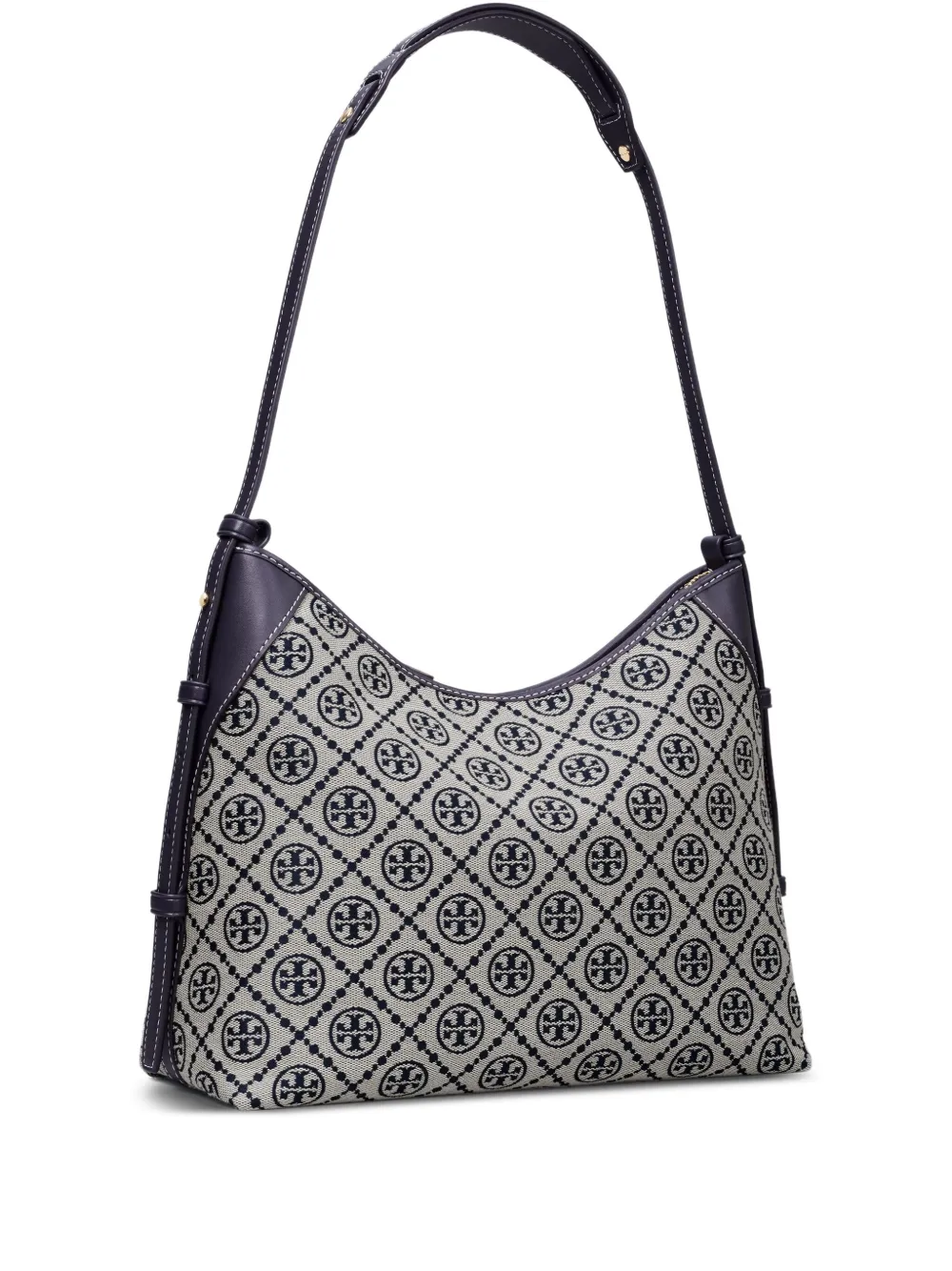Tory Burch Schoudertas met monogram Blauw