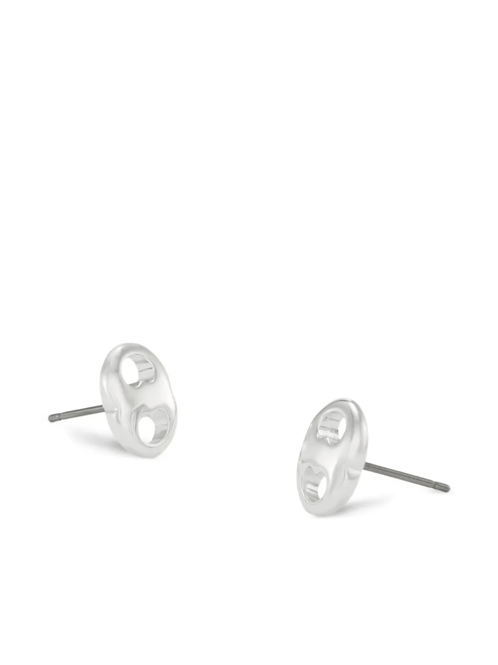 Tory Burch Gemini Stud Earrings In Silver