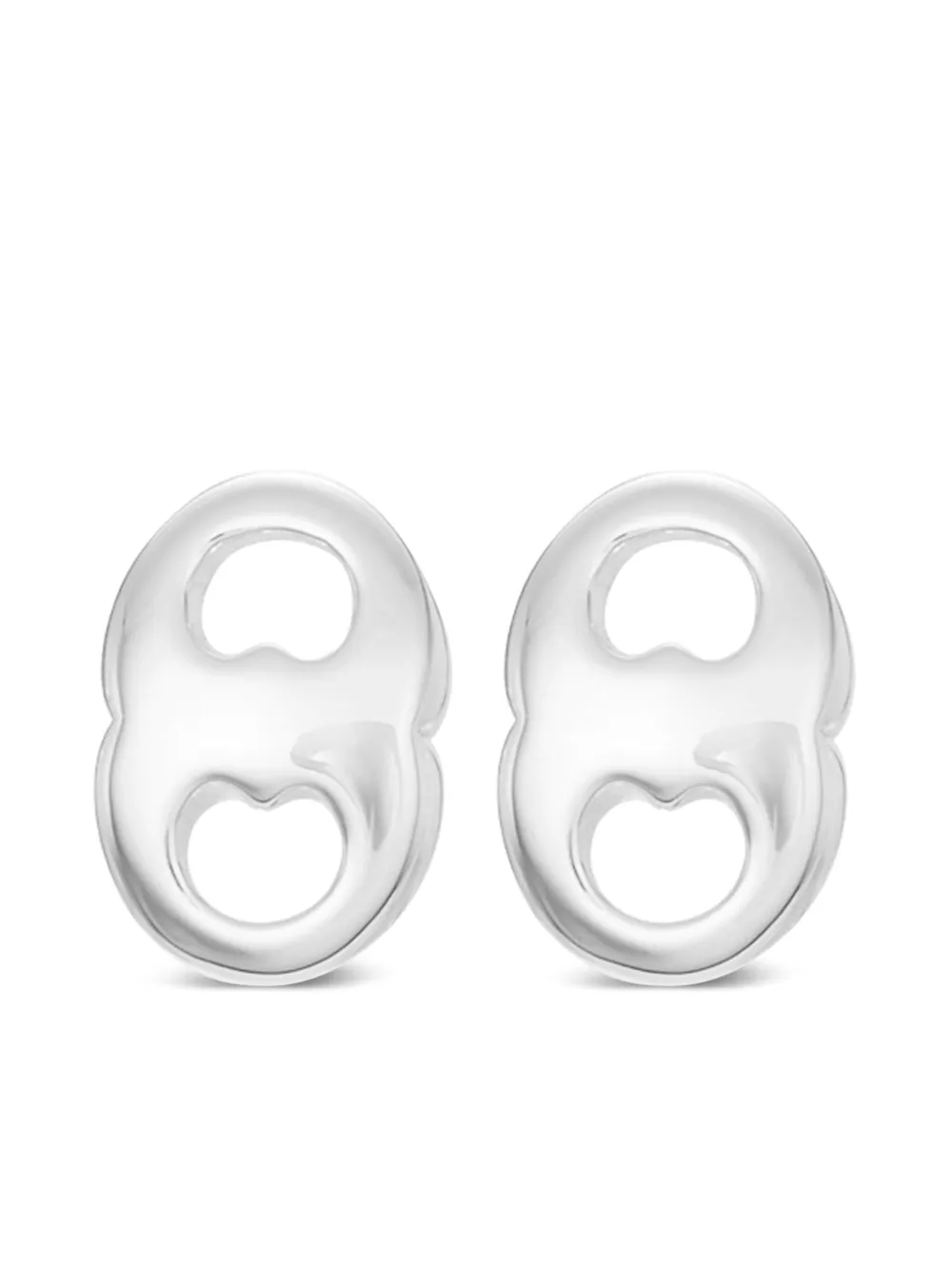 Tory Burch Gemini Stud Earrings In Silver
