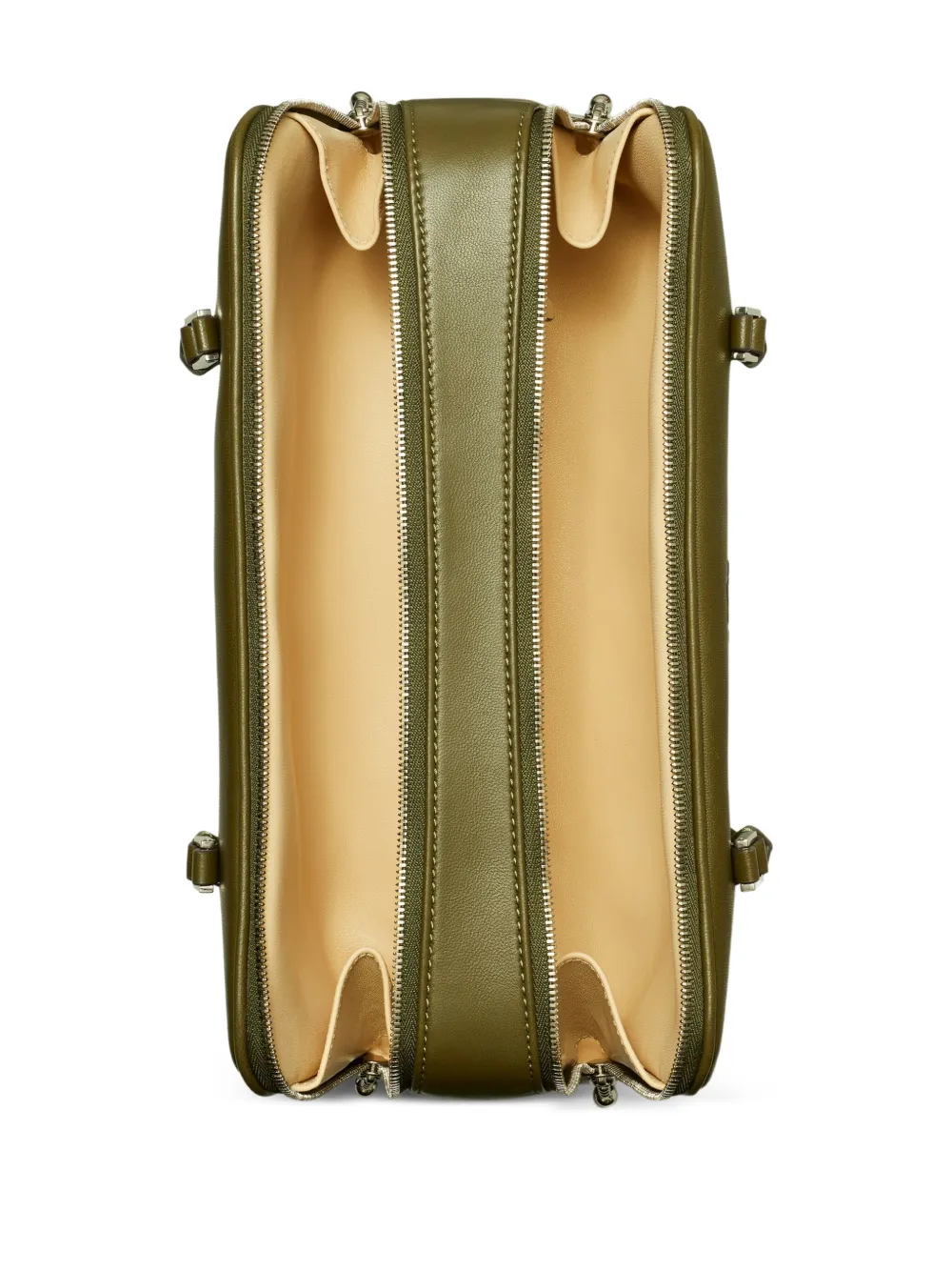 Tory Burch Marshmallow kleine leren tas met rits Groen