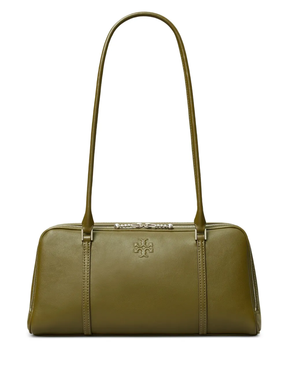 Tory Burch Marshmallow kleine leren tas met rits Groen