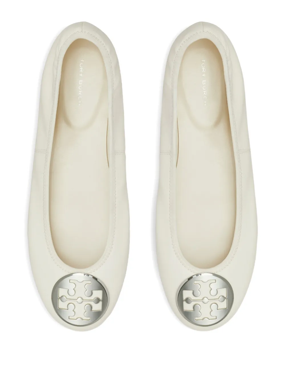 Tory Burch Reva ballerina's Beige
